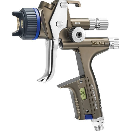 Pistolet de peinture de premi&egrave;re qualit&eacute; pour peinture automobile avec psi num&eacute;rique X5500 RP 1,3 I RPS D, Entr&eacute;e d'air 1/4" NPT, 10,24 pi³/min, Capacit&eacute; 0,6 L/0,9 L, 0,17 psi Seagulf Marine Industries Inc.