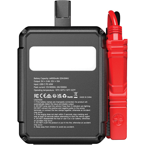 V4000 HD 12V/24V 4000A Jump Starter Seagulf Marine Industries Inc.
