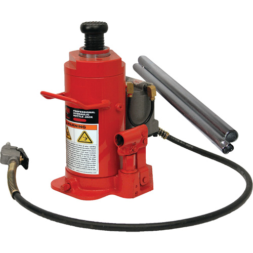 Cric-bouteille hydraulique de hauteur standard, 12 tonne(s), Air comprim&eacute;/hydraulique, 19-3/4" Hauteur &eacute;lev&eacute;e Seagulf Marine Industries Inc.