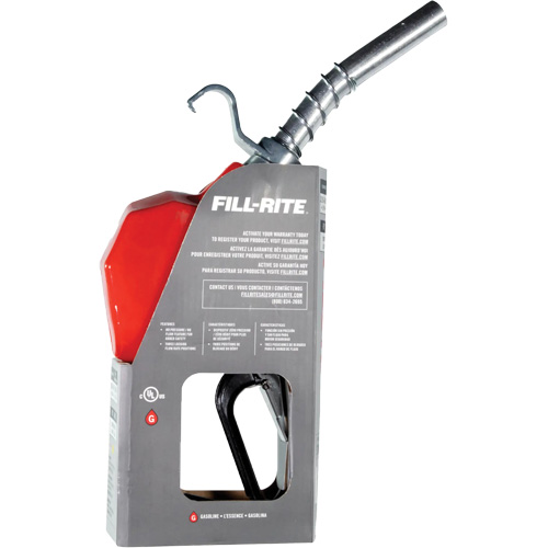 Pistolet de distribution automatique rouge pour essence Seagulf Marine Industries Inc.