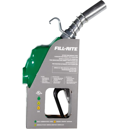 Green Automatic Diesel Spout Nozzle Seagulf Marine Industries Inc.