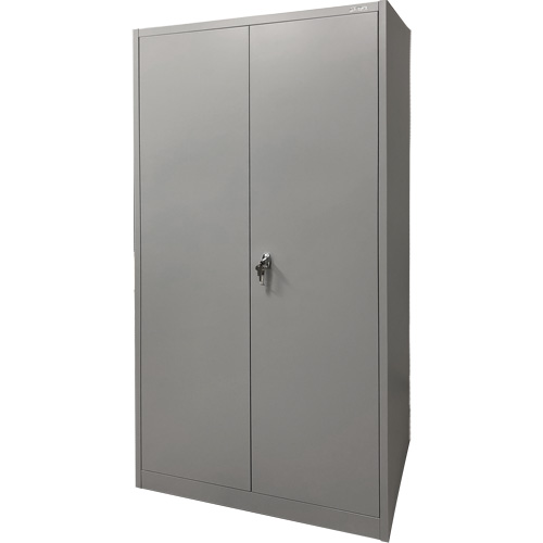 Armoire de rangement, Acier, 4 Tablettes, 78" h x 36" la x 24" P, Gris Seagulf Marine Industries Inc.