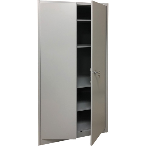 Armoire de rangement, Acier, 4 Tablettes, 78" h x 36" la x 24" P, Gris Seagulf Marine Industries Inc.
