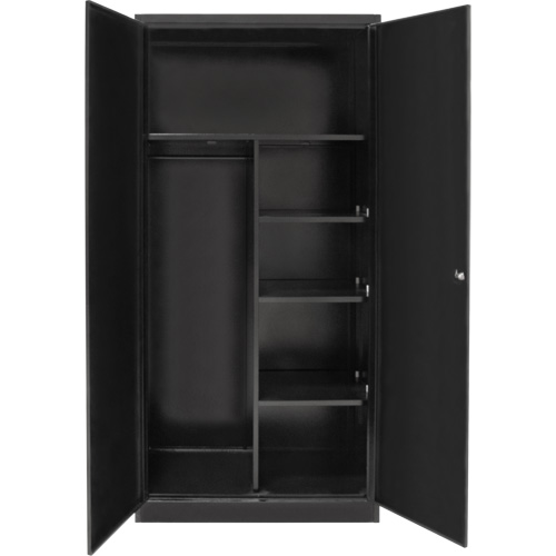 Armoire de rangement combin&eacute;e, 36" la x 18" p x 72" h, Noir Seagulf Marine Industries Inc.