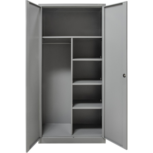 Armoire de rangement combin&eacute;e, 36" la x 18" p x 72" h, Gris Seagulf Marine Industries Inc.