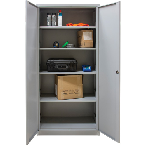 Armoires de rangement Hi-Boy, Acier, 4 Tablettes, 72" h x 36" la x 18" P, Gris Seagulf Marine Industries Inc.