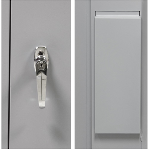 Armoire garde-robe, Acier, 36" la x 18" p x 72" h, Gris Seagulf Marine Industries Inc.