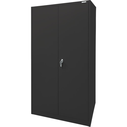 Storage Cabinet, Steel, 4 Shelves, 78" H x 36" W x 24" D, Black Seagulf Marine Industries Inc.