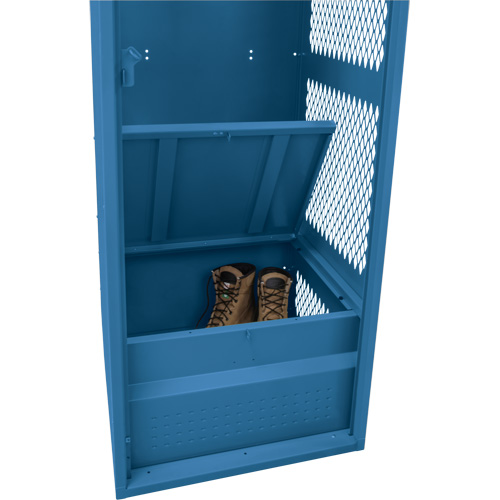 Casier pour &eacute;quipement, Acier, 24" la x 24" p x 72" h, Bleu fonc&eacute; Seagulf Marine Industries Inc.