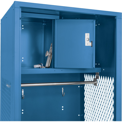 Casier pour &eacute;quipement, Acier, 24" la x 24" p x 72" h, Bleu fonc&eacute; Seagulf Marine Industries Inc.