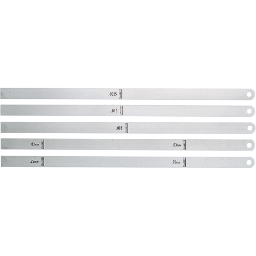 Thickness Gauges or "Feeler" Stock Seagulf Marine Industries Inc.