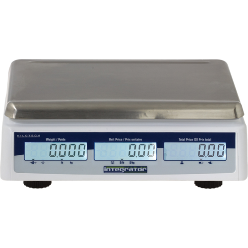 Balance &agrave; calcul de prix Integrator C30, Capacit&eacute; 60 lb / 30 kg, Graduations 0,02 lb / 0,005 kg Seagulf Marine Industries Inc.