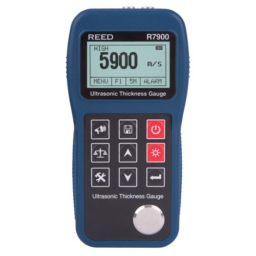 Ultrasonic Thickness Gauge with Calibration Certificate, Digital Display, Ultrasound, 0.03" - 15.7" (0.65 mm - 400 mm) Range Seagulf Marine Industries Inc.