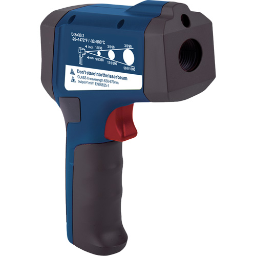 Thermom&egrave;tre &agrave; infrarouge professionnel, -26 - 1472° F ( -32 - 800° C ), 30:1, &eacute;missivit&eacute; Ajustable Seagulf Marine Industries Inc.