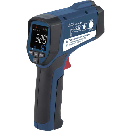 Thermom&egrave;tre &agrave; infrarouge, -26°- 2282° F (-32° - 1250° C), 50:1, &eacute;missivit&eacute; Ajustable Seagulf Marine Industries Inc.