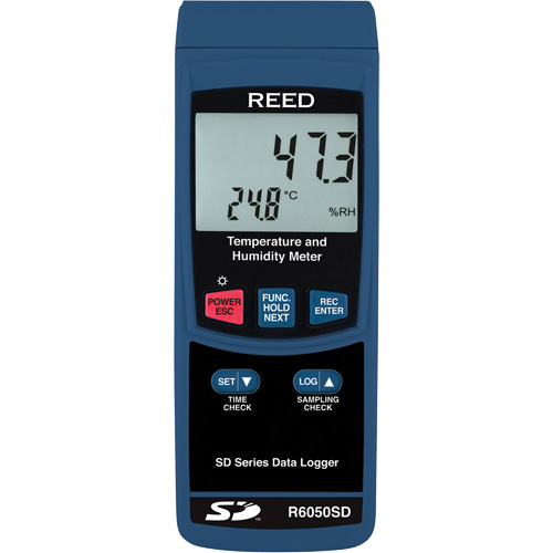 Data Logging Thermo-Hygrometer with Calibration Certificate, 5% - 95% RH, 32° - 122° F ( 0° - 50°C ) Seagulf Marine Industries Inc.