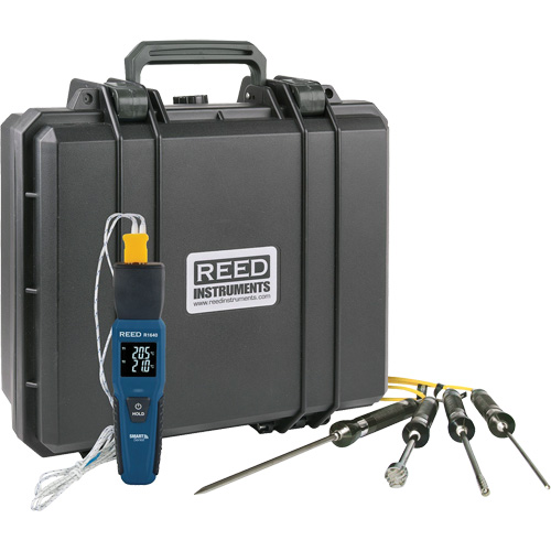 R1640 Smart Series Thermocouple Thermometer with Type-K Thermocouple Probes, Contact, Digital, 32-122°F (0-50°C) Seagulf Marine Industries Inc.