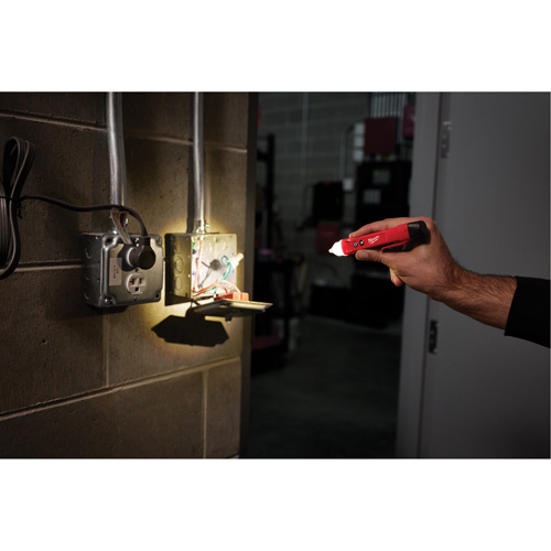 Voltage Detector with LED & GFCI Receptacle Tester Kit, 50 V - 1000 V, Display & Sound Alert Seagulf Marine Industries Inc.