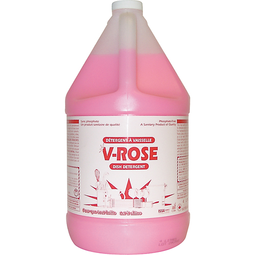 D&eacute;tergent liquide pour vaisselle V-Rose, Liquide, 4 L, Fraîcheur Seagulf Marine Industries Inc.