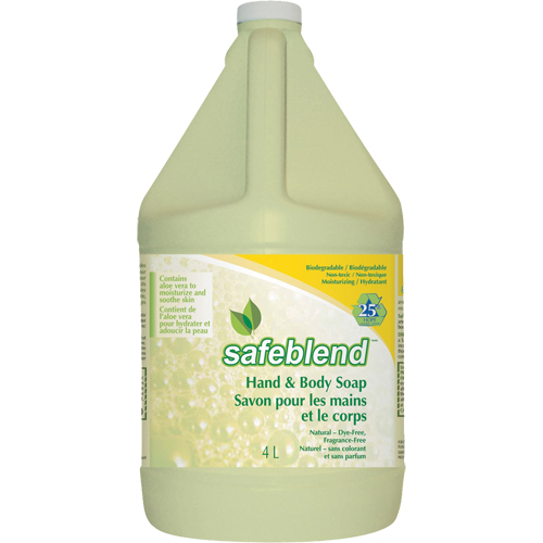 Hand & Body Soap, Liquid, 4 L, Unscented Seagulf Marine Industries Inc.