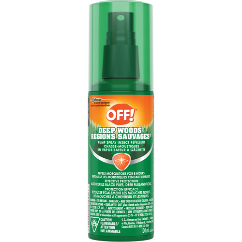 OFF! Deep Woods&reg; Insect Repellent, 25% DEET, Spray, 100 ml Seagulf Marine Industries Inc.