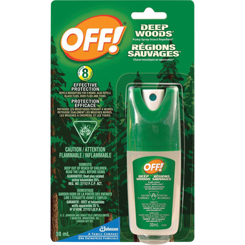 OFF! Deep Woods&reg; Insect Repellent, 25% DEET, Spray, 30 ml Seagulf Marine Industries Inc.