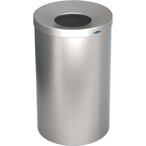 Lobby Waste Receptacle, Stainless Steel, 33 US gal. Seagulf Marine Industries Inc.