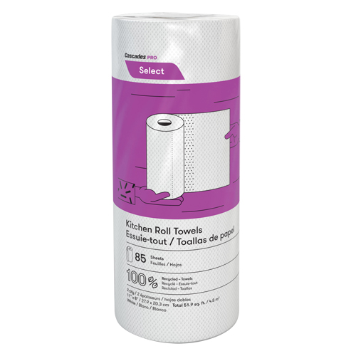 Pro Select Kitchen Towel Roll, 2 Ply, 85 Sheets/Roll, 8" W, 11" L Seagulf Marine Industries Inc.