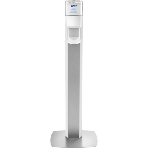 Messenger ES6 Silver Panel Floor Stand with Dispenser Seagulf Marine Industries Inc.