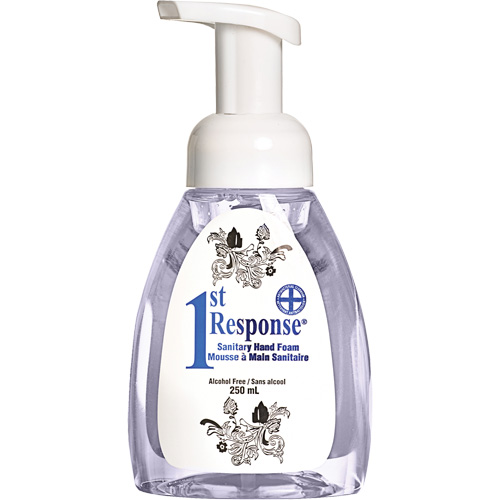 1st Response&reg; Sanitary Hand Foam, Liquid, 250 ml, Pump Bottle, Unscented Seagulf Marine Industries Inc.