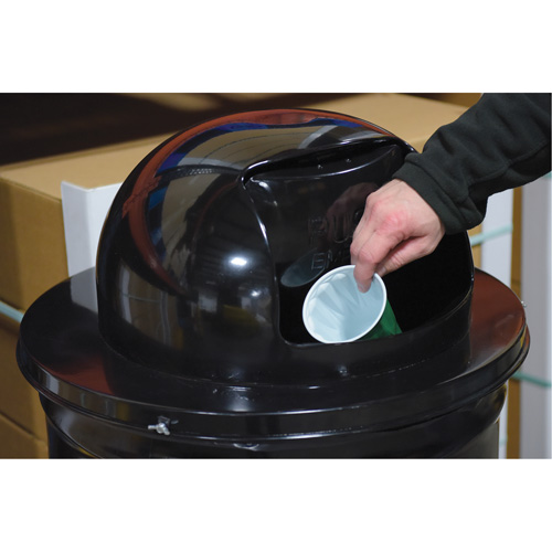 Drum Waste Disposal Top, Dome Lid, Metal, Fits Container Size: 23-1/2" Dia. Seagulf Marine Industries Inc.