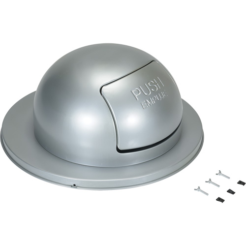 Couvercle pour baril &agrave; d&eacute;chets, Couvercle bomb&eacute;, M&eacute;tal, Convient aux contenants 23-1/2" dia. Seagulf Marine Industries Inc.