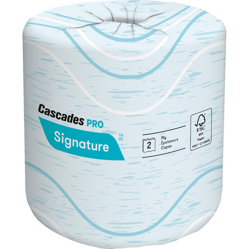 Papier hygi&eacute;nique Pro Signature, 2 Pli, 400 Feuilles/Rouleu, Longueur 133', Blanc Seagulf Marine Industries Inc.