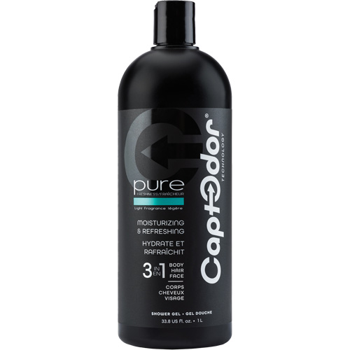 Gel douche 3 en 1, 1000 ml, Pure fraîcheur, Bouteille Seagulf Marine Industries Inc.