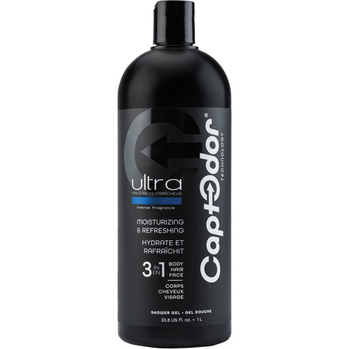 Gel douche 3 en 1, 1000 ml, Ultra fraîcheur, Bouteille Seagulf Marine Industries Inc.