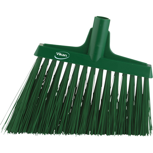 Angle Broom Head, X-Coarse Bristles, 12", Polyester, Green Seagulf Marine Industries Inc.