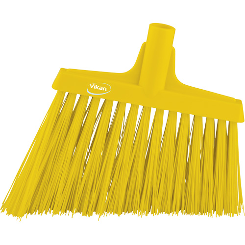 Angle Broom Head, X-Coarse Bristles, 12", Polyester, Yellow Seagulf Marine Industries Inc.