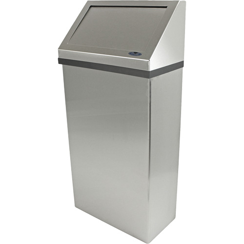 Poubelle murale, Acier inoxydable, 13,2 gal. US Seagulf Marine Industries Inc.