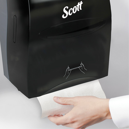 Scott&reg; Essential Hand Towel Roll Dispenser, Manual/No-Touch, 12.63" W x 10.2" D x 16.13" H Seagulf Marine Industries Inc.