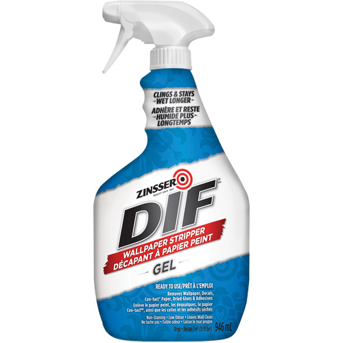 Gel d&eacute;capant pour papier peint DIF, 946 ml, Bouteille &agrave; g&acirc;chette Seagulf Marine Industries Inc.