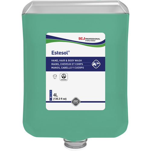 Savon pour les mains, les cheveux et le corps Estesol, 4000 ml, For&ecirc;t tropicale, Cartouche en plastique Seagulf Marine Industries Inc.