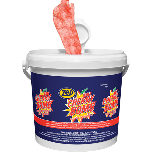 Lingettes nettoyantes surpuissantes pour les mains Cherry Bomb Seagulf Marine Industries Inc.