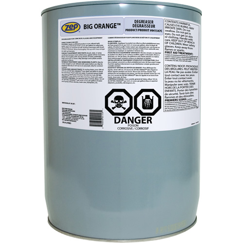 D&eacute;graissant industriel et nettoyant pour graffitis Big Orange, 20 L Seagulf Marine Industries Inc.