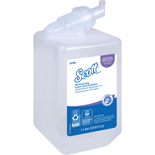 Scott&reg; Control Super Moisturizing Foam Hand Sanitizer, 1000 ml, Cartridge Refill, 70% Alcohol Seagulf Marine Industries Inc.