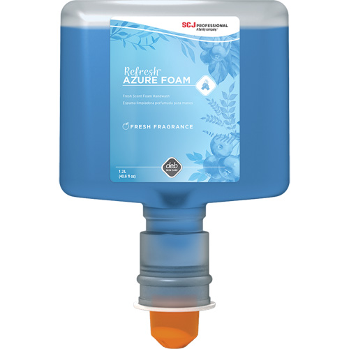 Savon &agrave; mains Refresh Azure, Mousse, 1,2 L, Parfum&eacute; Seagulf Marine Industries Inc.