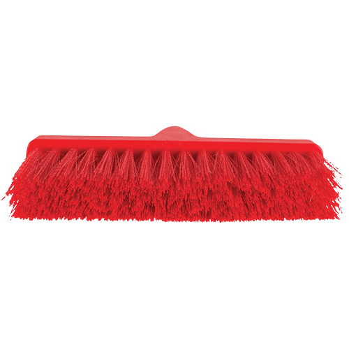 Balai oblique ColorCore, Crins Moyen, 10", Polypropyl&egrave;ne, Rouge Seagulf Marine Industries Inc.