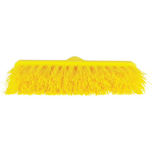 ColorCore Angle Head Broom, Medium Bristles, 10", Polypropylene, Yellow Seagulf Marine Industries Inc.