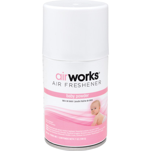 AirWorks&reg; Metered Air Fresheners, Fresh Baby Powder, Aerosol Can Seagulf Marine Industries Inc.