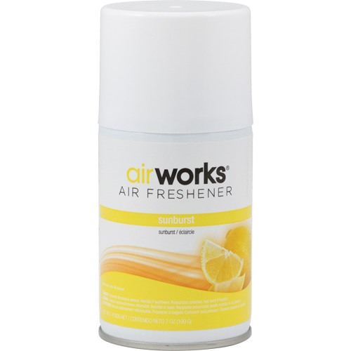 AirWorks&reg; Metered Air Fresheners, Sunburst, Aerosol Can Seagulf Marine Industries Inc.