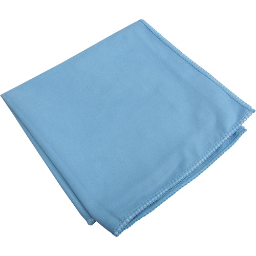 Chiffons sp&eacute;cialis&eacute;s pour vitres et miroirs, Microfibre, Bleu Seagulf Marine Industries Inc.